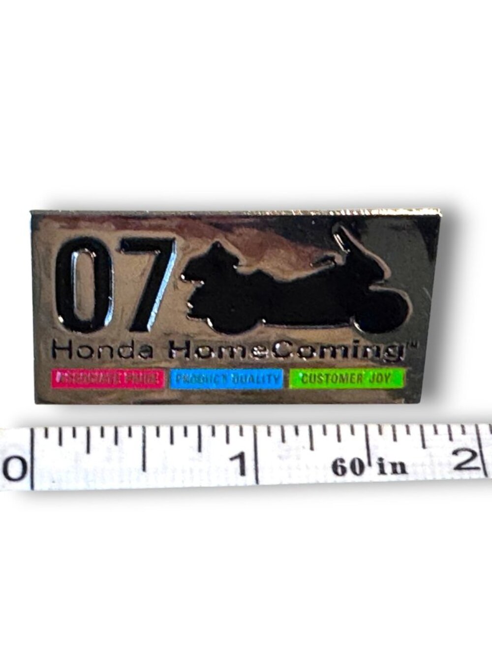 2007 Honda Homecoming Pin Associate Pride Vintage Motorcycle Collectible